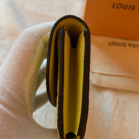 YELLOW ROSALIE EMPREINTE COIN PURSE / WALLET - M81974 - Picture 8 of 16